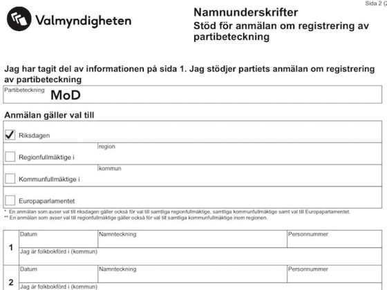 Mod underskrifter