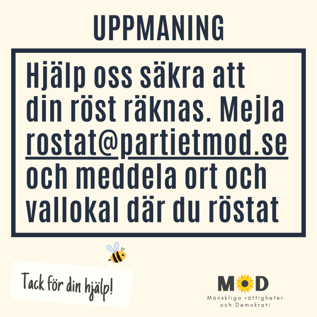 Mejla rostat@partietmod.se