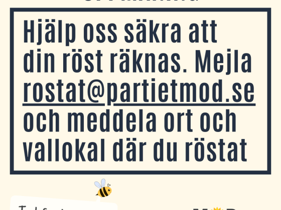 Mejla rostat@partietmod.se