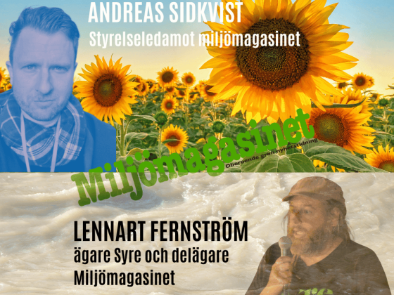 Andreas sidkvist, miljömagasinet, lennart fernström syre