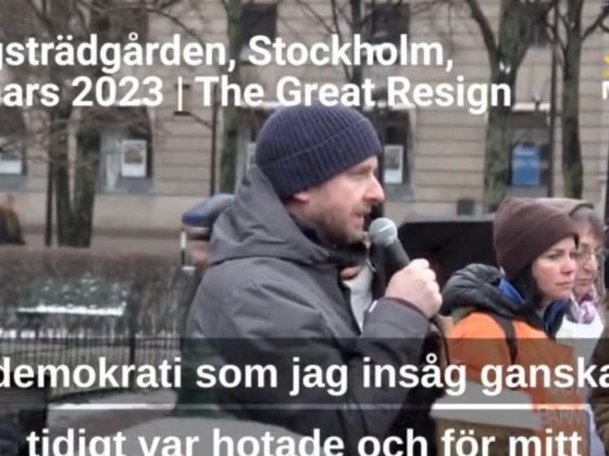 Andreas sidkvist | tal the great resign, kungsträdgården stockholm