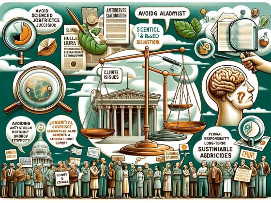 Dall·e 2024 01 19 15.42.58 an illustration that symbolizes critical and objective judgment in discussions 1. a balanced scale representing balanced and scientifically based dis stor