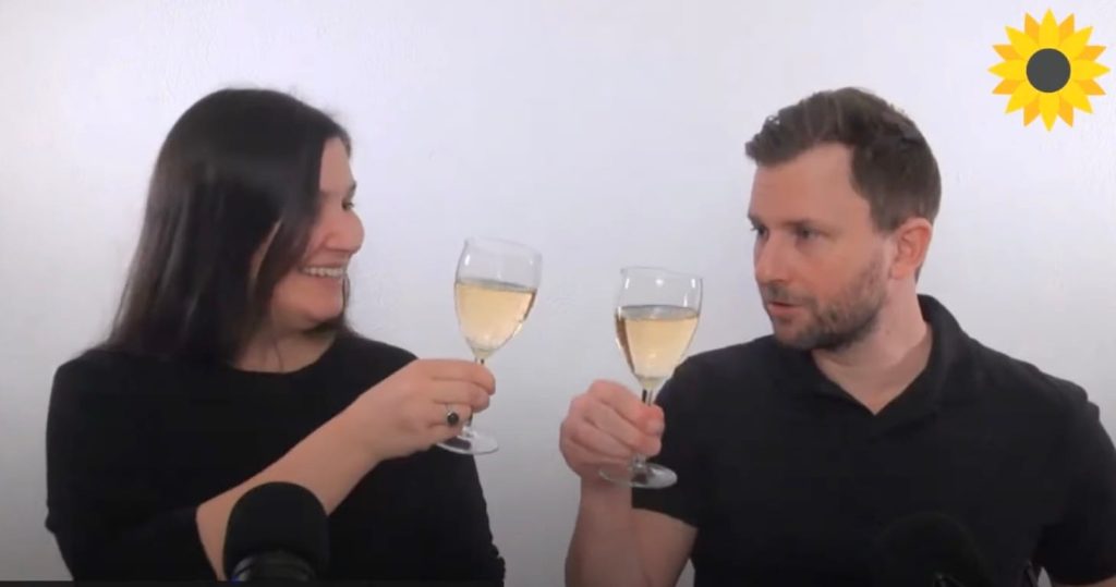 Sophia keivanlo och andreas sidkvist gott nytt ar