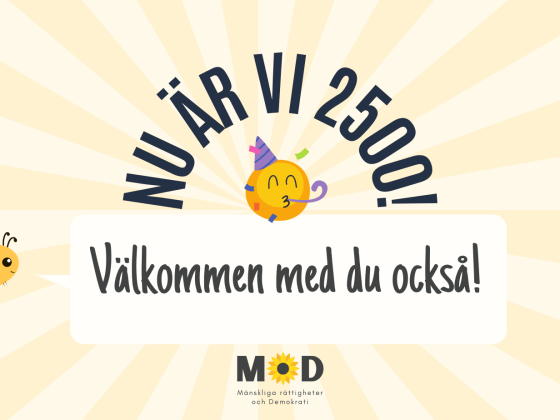Mod 2500 medlemmar