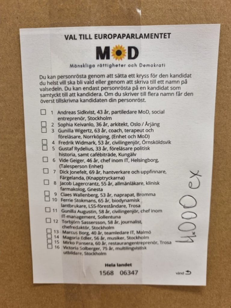 Mods valsedel eu valet