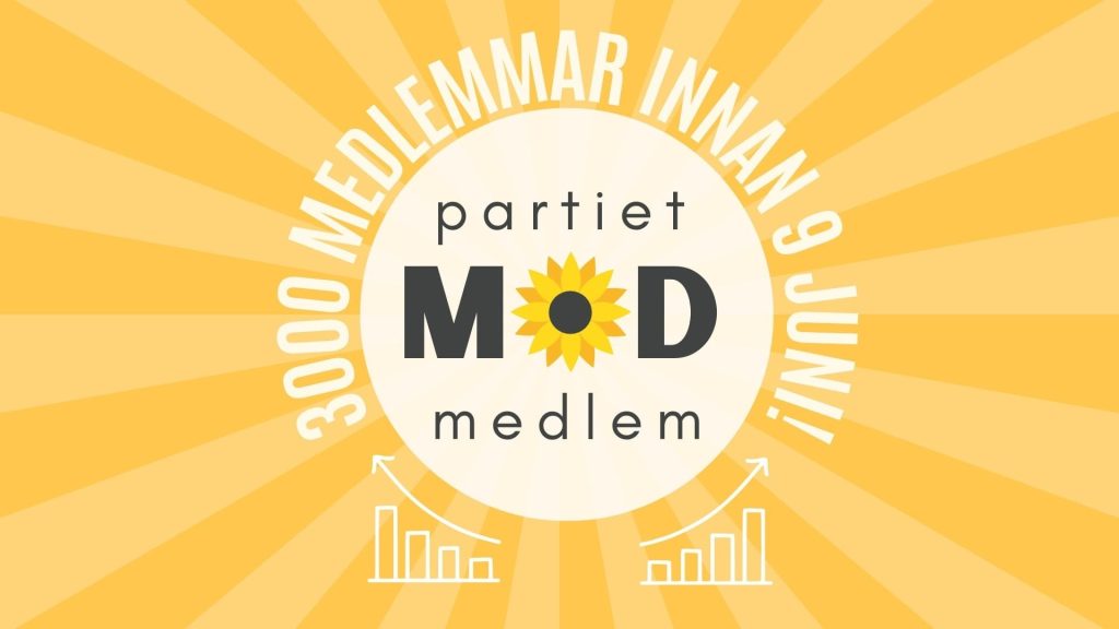 3000 medlemmar i mod innan 9 juni