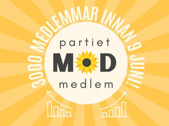 3000 medlemmar i mod innan 9 juni