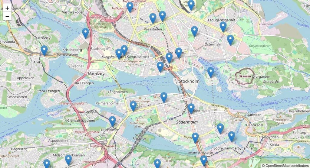Eu valet vallokaler stockholm stor