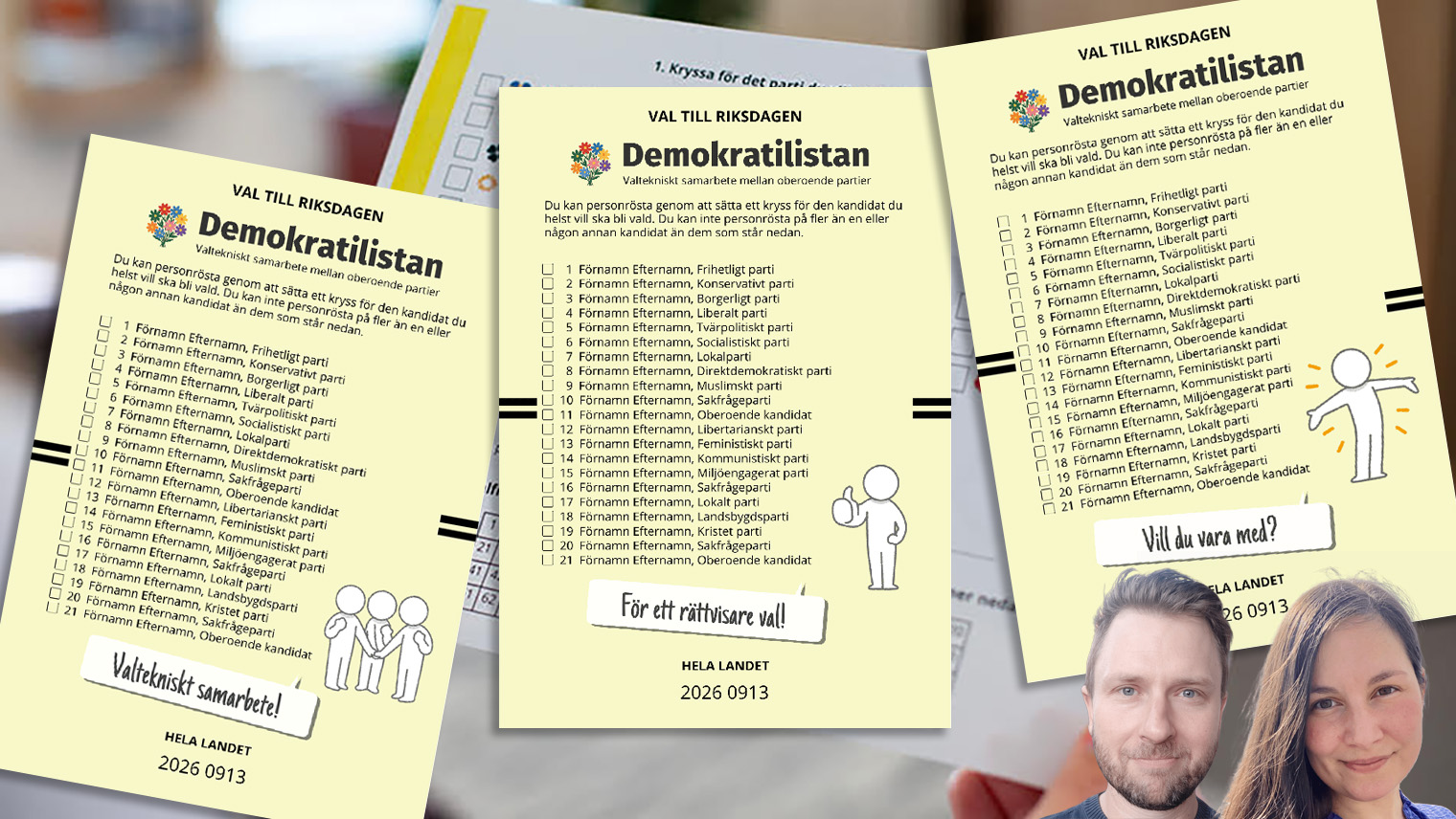 Demokratilistan feat