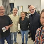 2024 10 23 sven román en av mods medgrundare på kansliet. övriga är kansliet kåre bergström, mogens clase, cecilia torssell och andreas sidkvist