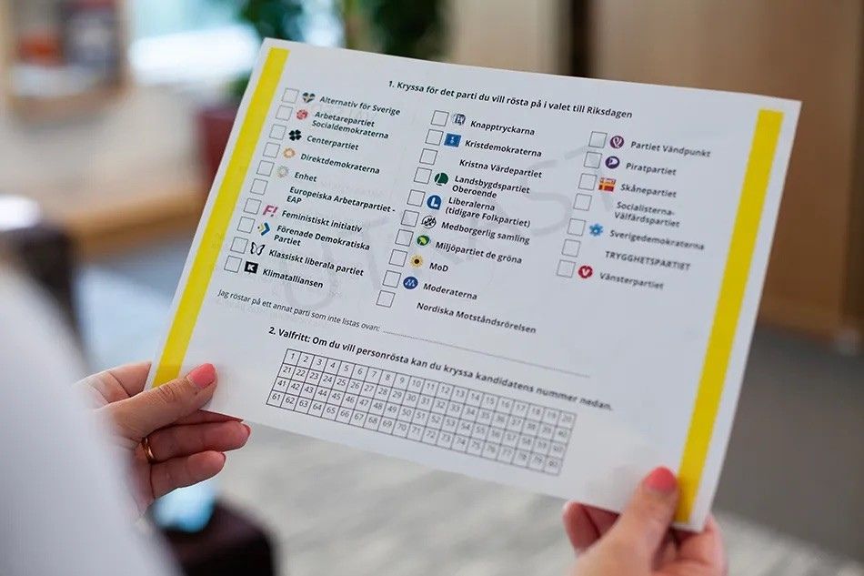 Valmyndighetens valsedel 2023 almedalen kt blurrat