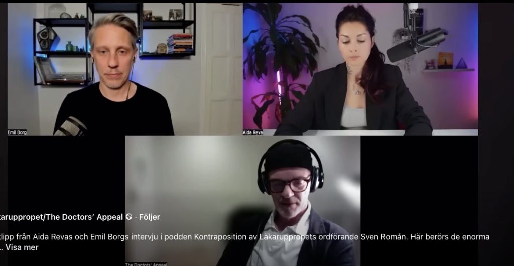 Sven román, aida reva, emil borg podd stor